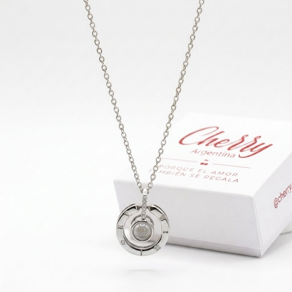 Collar Love en 100 idiomas + Caja de Regalo