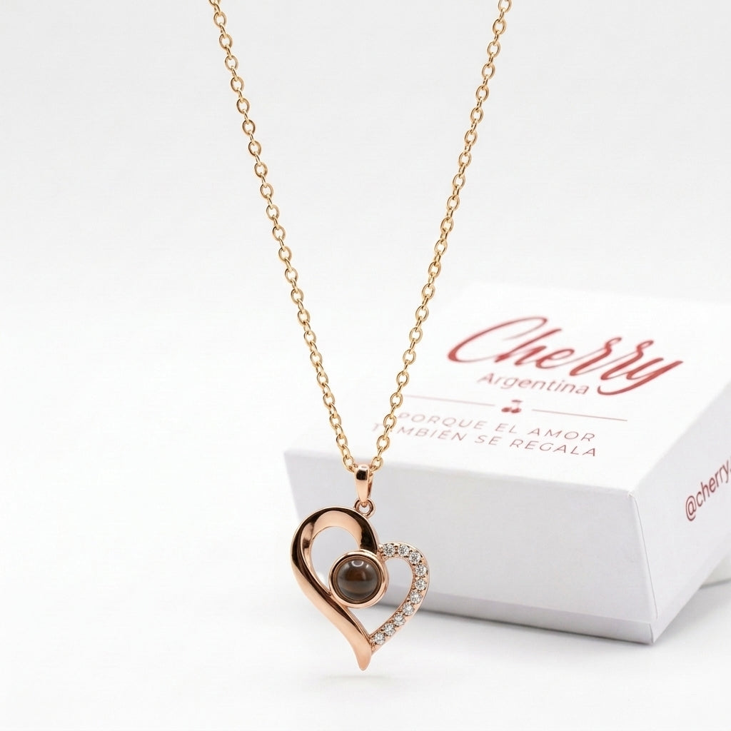 Collar Love en 100 idiomas + Caja de Regalo