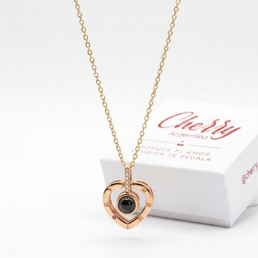 Collar Love en 100 idiomas + Caja de Regalo